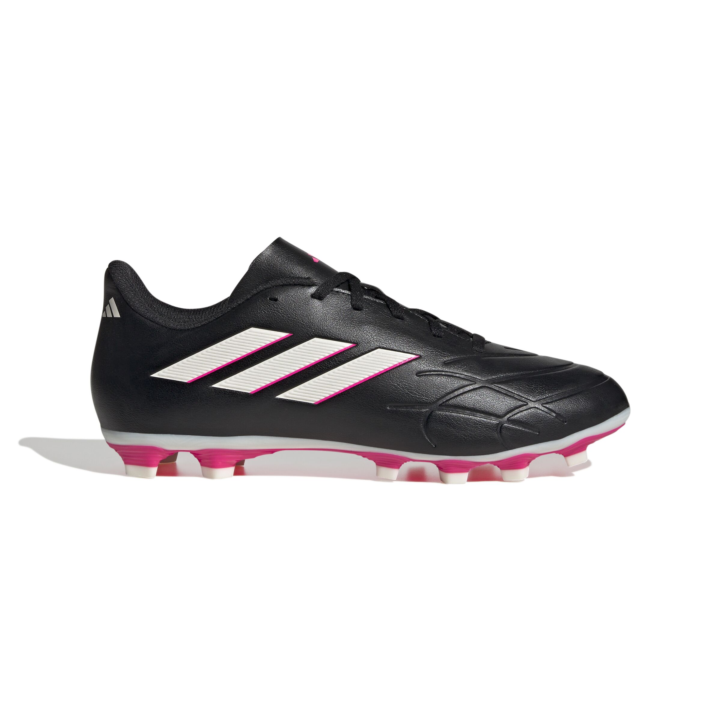 adidas Copa Pure.4 Gras / Kunstgras Voetbalschoenen (FxG) Zwart Wit Felroze  - De Voetbalschoenen Expert